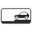 Дорожный знак 8.6.8 «Способ постановки транспортного средства на стоянку» (металл 0,8 мм, I типоразмер: 300х600 мм, С/О пленка: тип А коммерческая)